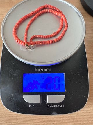 Antica collana corallo Sardonico epoca