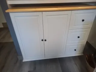 HOMCOM Carro de Cocina con Ruedas Isla de Cocina.