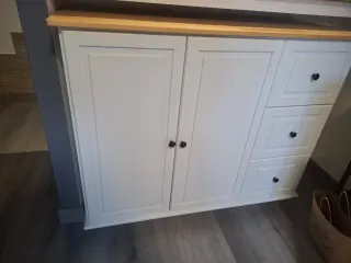 HOMCOM Carro de Cocina con Ruedas Isla de Cocina.