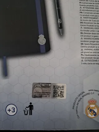 Set Agenda y Bolígrafo Real Madrid Oficial