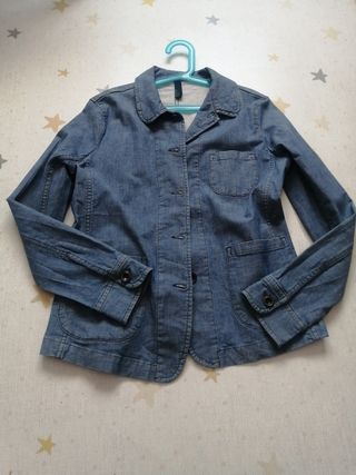 Chaqueta vaquera Benetton azul