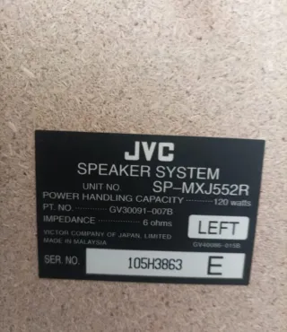 Cadena de música JVC MX-J502R