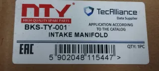 Colector de admisión Toyota NTY BKS-TY-001
