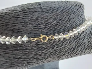 Collar Vintage Cristal facetado. PRECIO FIRME