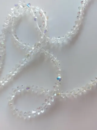 Collar Vintage Cristal facetado. PRECIO FIRME