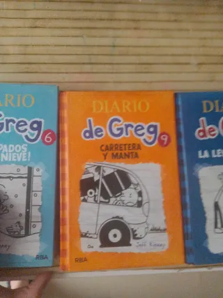 Colección de 4 libros del diario de greg