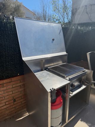 Barbacoa Gas 2 Fuegos Piedra Volcánica