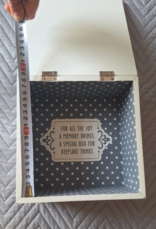 Caja de madera Mr & Mrs