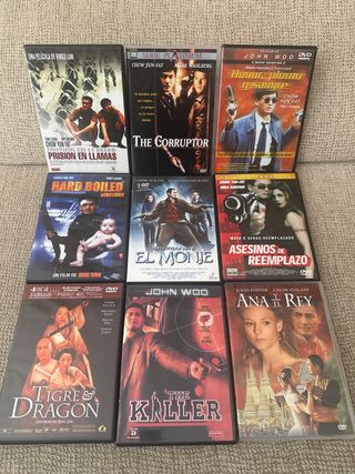 6 Películas DVD Chow Yun Fat Acción