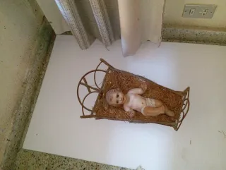 Niño Jesús en Cuna de Paja