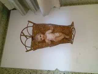 Niño Jesús en Cuna de Paja