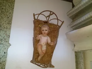 Niño Jesús en Cuna de Paja