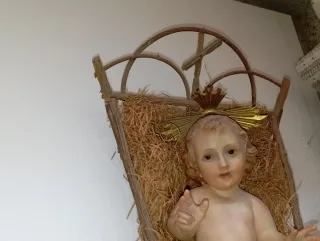 Niño Jesús en Cuna de Paja