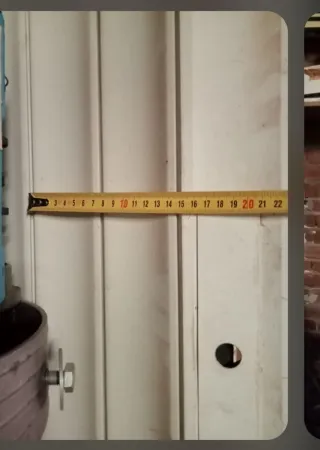 Puerta de garaje de persiana de unos 3,00 x 3,50.