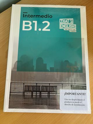 Libro inglés B1.2 that english