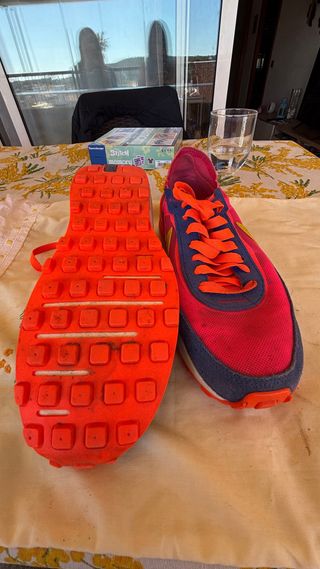 Zapatillas deportivas mujer rosa y naranja Nike