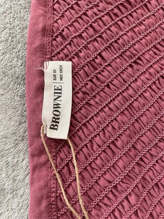 Top halter rosa espalda descubierta