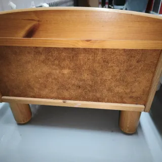 Mesitas de noche de madera de pino