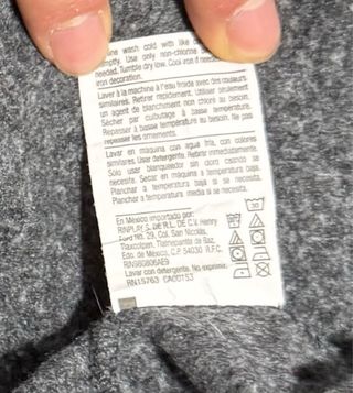 Champion Sudadera Vintage Gris Talla L