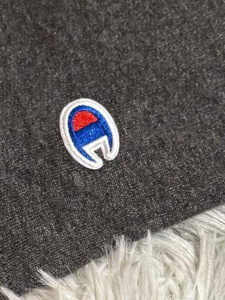 Champion Sudadera Vintage Gris Talla L