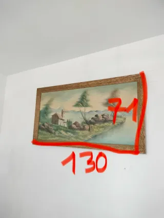 Cuadro oleo sobre lienzo.