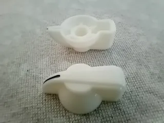 Potenciómetro blanco estilo Chickenhead