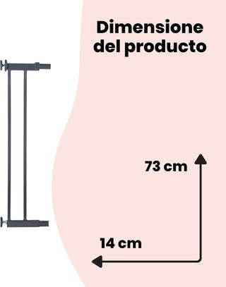 Safety 1st Easy Close Extensión Barrera Metálica 1