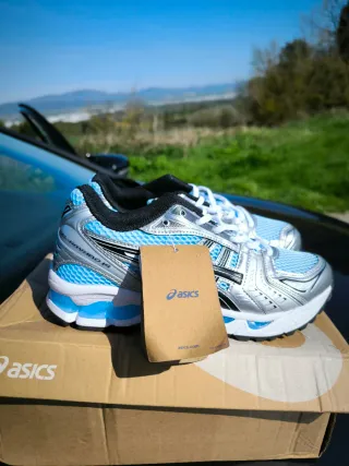 Zapatillas Asics Gel-Nimbus Azul/Plata