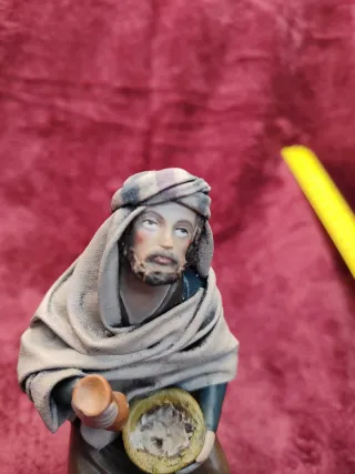 Figura Belén Pastor con cuenco y jarra