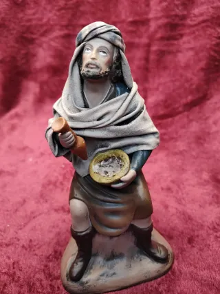 Figura Belén Pastor con cuenco y jarra