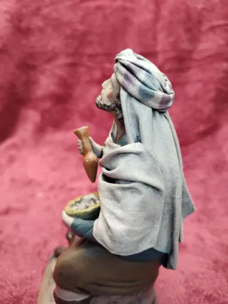 Figura Belén Pastor con cuenco y jarra