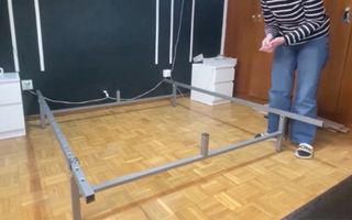 Somier desmontable metal y madera