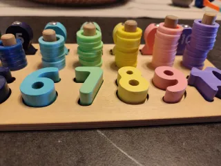 Juguete Montessori Apilable Madera