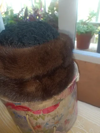 Gorro Ruso Negro y Marrón