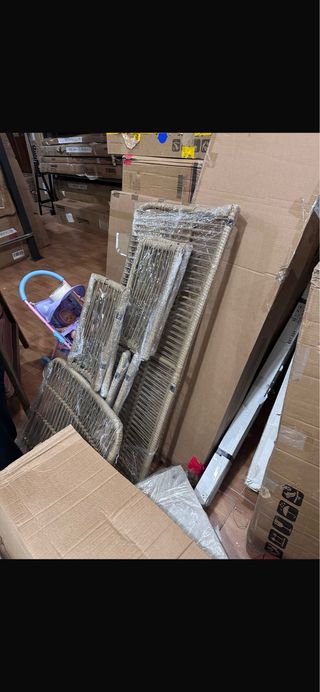 Conjunto Muebles Jardín Ratán Exterior Chillout