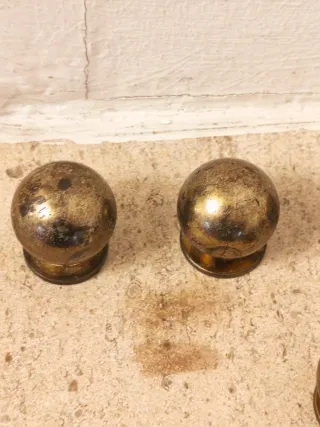 Ocho Pomos Bronce para Cajones son ocho