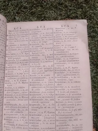 Diccionario español-italiano año 1805