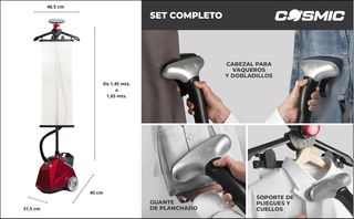 Plancha de vapor vertical RHINO COSMIC