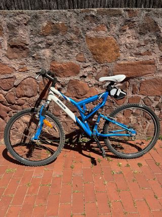 Bicicleta de Montaña Decathlon Azul