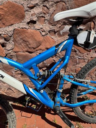 Bicicleta de Montaña Decathlon Azul