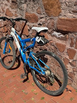 Bicicleta de Montaña Decathlon Azul