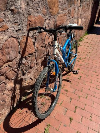 Bicicleta de Montaña Decathlon Azul