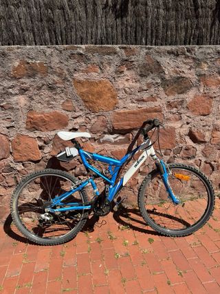 Bicicleta de Montaña Decathlon Azul