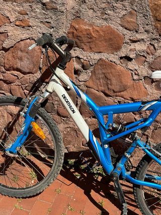 Bicicleta de Montaña Decathlon Azul