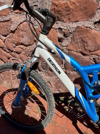 Bicicleta de Montaña Decathlon Azul