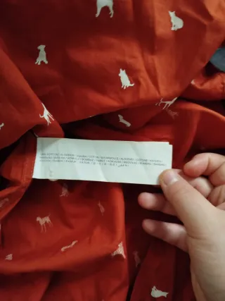 Camisa naranja/ roja talla M mango man nueva