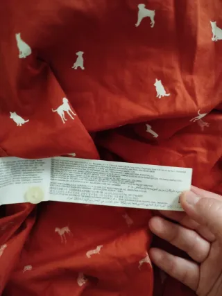 Camisa naranja/ roja talla M mango man nueva