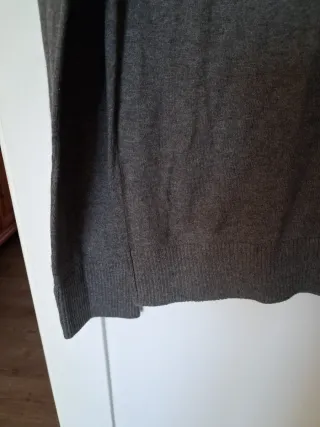 Jersey Pico Hollister Gris Hombre