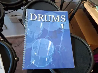Libro Batería DRUMS + 2 Libretas Partituras