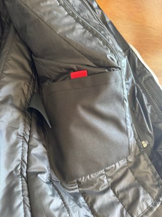 Chaqueta Armure Dune Impermeable Gris Claro